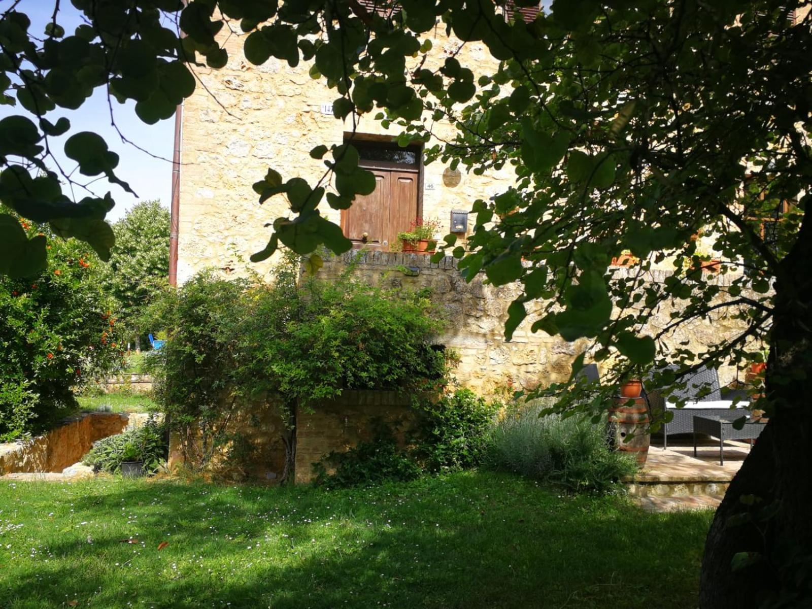 Claudia Vacanza Toscana - Appartamento Melograno -10 Min Da Siena Sovicille Buitenkant foto